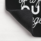 Cute Funny Ducks Puns Quote II Black Ver Muismat (Hoek)