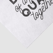 Cute Funny Ducks Puns Quote II Tissuepapier (Detail)