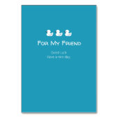 Cute Funny Ducks Puns Quote Kaart (Achterkant)