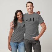 Cute Funny Evolution to Robot Machine Electronics T-shirt (Unisex)
