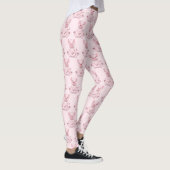 Cute Funny Fat Pink Pot Belly Pig Leggings (Rechts)