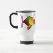 Cute Funny Fish - Colorful Reisbeker (Links)