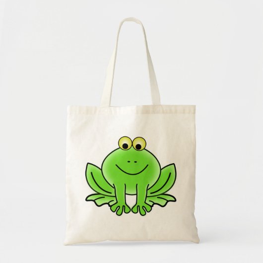 Cute Funny Frog Tote Bag (Voorkant)