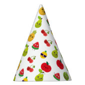 Cute Funny Fruit Birthday Paper Party Hats Feesthoedjes (Rechts)