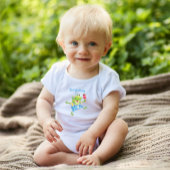 Cute Funny Garçon Grenouille Bleue Fille Bébé Body