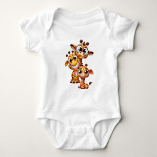 Cute Funny Giraffe Romper