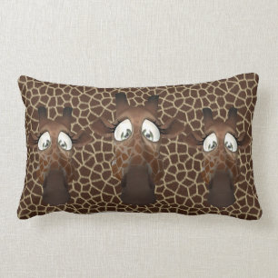 Cute Funny Giraffes Animal Fur Pattern Kussen