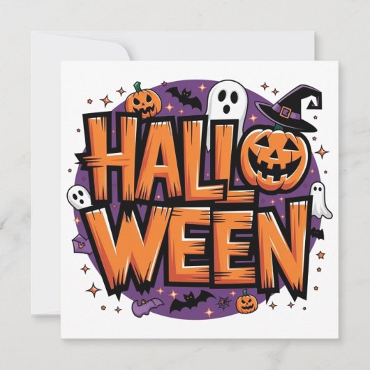 Cute funny halloween (Voorkant)