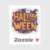 Cute funny halloween sticker (Vel)