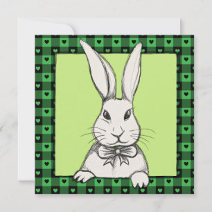 Cute Funny  Happy Easter Bunny, gepersonaliseerd