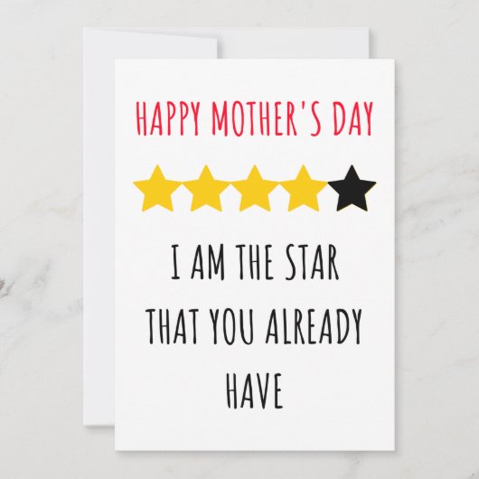 Cute & Funny Happy-Moederdag kaart (Voorkant)