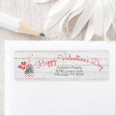 Cute Funny Happy Valentines Day Gnome Etiket (Insitu)