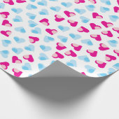 Cute Funny Heard Love Cadeaupapier (Hoek)