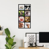 Cute & Funny Honden Foto Collage Poster 2 (Thuiskantoor)