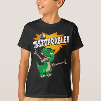Cute & Funny I are unstopable T-Rex Dinosaur Pun T-shirt