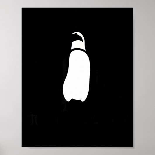 Cute Funny Just Chillin Zoo Penguin  Poster (Voorkant)