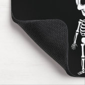 Cute Funny Kawaii Skeleton Birthday Skull Happy Wo Muismat (Hoek)