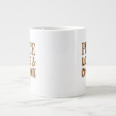 Cute Funny-kerstMok Extra Grote Beker (Voorkant)