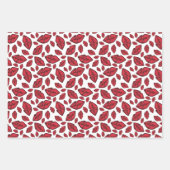 Cute Funny Lips Pattern Inpakpapier Vel (Voorkant)