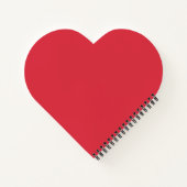 Cute Funny Lips Pattern Roze Notitieboek (Achterkant)