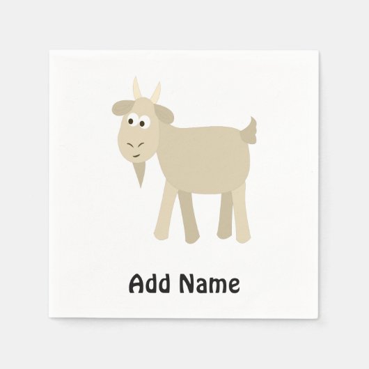 Cute Funny Little Goat Servet (Voorkant)