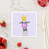 Cute Funny Llama Illustration Servet (Insitu)