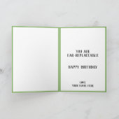 Cute Funny Maize Corn Pun Brother Happy Birthday Bedankkaart (Binnen)