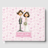 Cute Funny Mariage Livre d'or pour les jeunes mari (Recto)