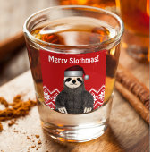 Cute Funny Merry Kerstmis Santa Hat Festive Shot Glas