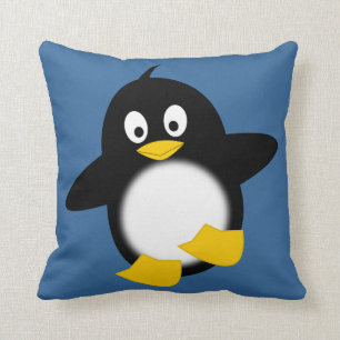 Cute Funny Penguin Pillow Kussen