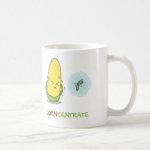 Cute Funny Punny Corn Concentrate Koffiemok