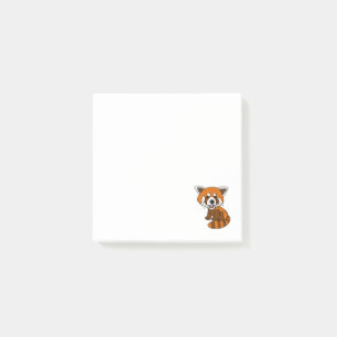 Cute Funny Red Panda Cartoon Post-it® Notes