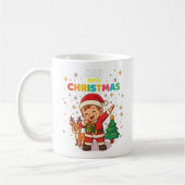 Cute Funny Santa Kid Dabbing Christmas Mug with Re (Gauche)