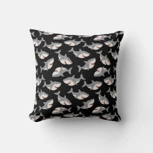 Cute Funny Shark Pattern Cushion Pillow Kussen