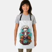 Cute Funny Sheep Chef Schattig Animal Graphic Schort (Insitu)