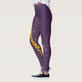 Cute Funny Skating Cartoon Giraffe Leggings (Links)