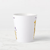 Cute Funny Skating Cartoon Giraffe Love Mam Latte Mok (Voorkant)