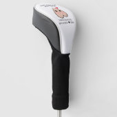 Cute Funny Step Vaderdag Golfheadcover (Schuin)