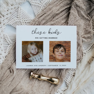 Cute Funny Unieke Kinderen die trouwen krijgen Save The Date