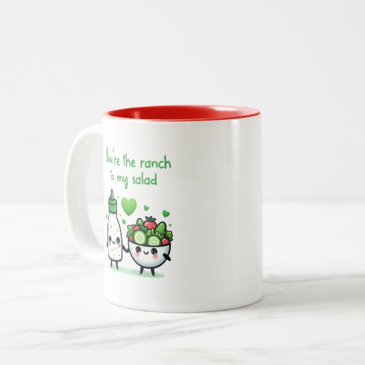 Cute Funny Valentine's Day Mug (Devant gauche)