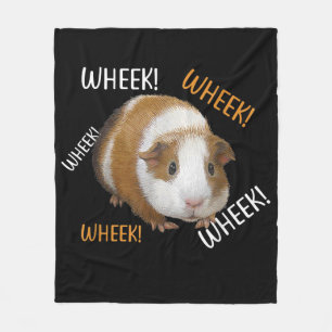 Cute & Funny Wheek - eigenaar van cavia Cavy Lover Fleece Deken