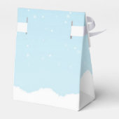 Cute Funny Winter Penguin Favor Box Bedankdoosjes (Achterkant)