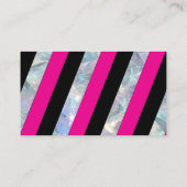 Cute Fushia Glitz Avon Carte de visite (Dos)