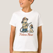 Cute Future Firefighter Shirt (Voorkant)