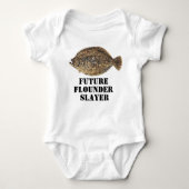 Cute Future Flounder Slayer Vist Baby Shirt (Voorkant)