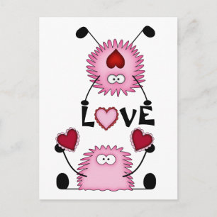 Cute Fuzzies, Coeurs et Carte Postale Amour