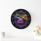 Cute Fuzzy Rainbow Critters Wall Clock Grote Klok (Huis)