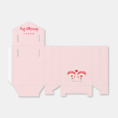 Cute Galentines Day Party BFF Blush Pink DIY Bedankdoosjes (Uitgevouwen)