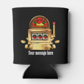 Cute Gambling-sleufmachine Blikjeskoeler (Achterkant)