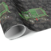 Cute Garbage Truck Trash Truck Cadeaupapier (Rol Hoek)